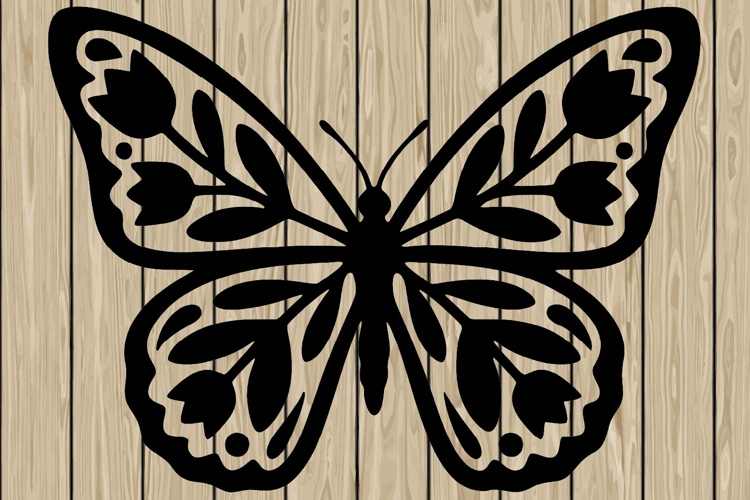 Butterfly Mandala SVGs Image 5