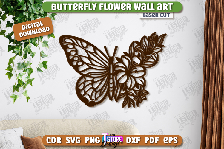 Silhouette Butterfly Svg