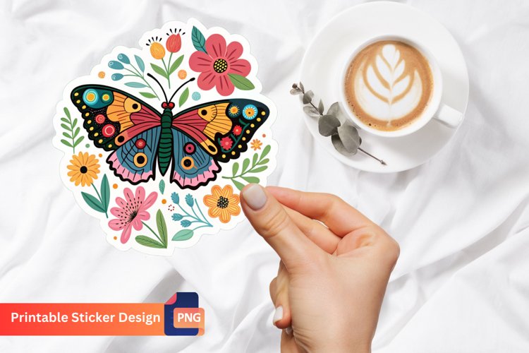 Watercolor Butterfly Clipart Image 5