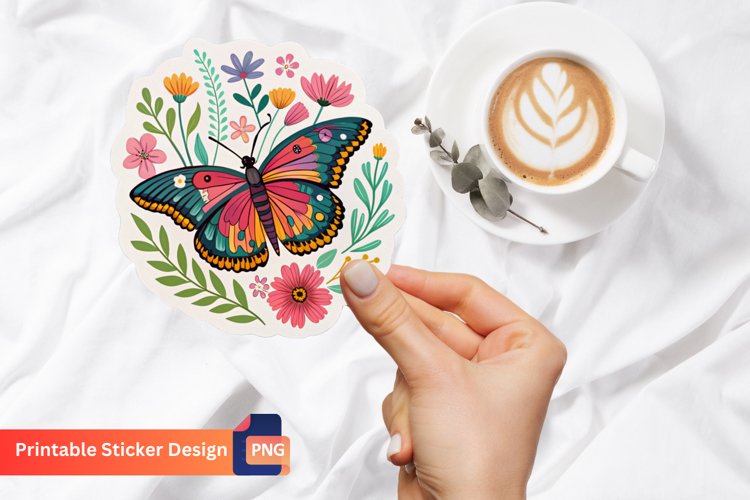 Watercolor Butterfly Clipart Image 7