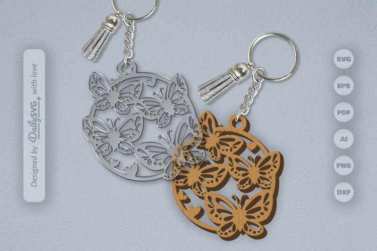 Acrylic Keychain SVG
