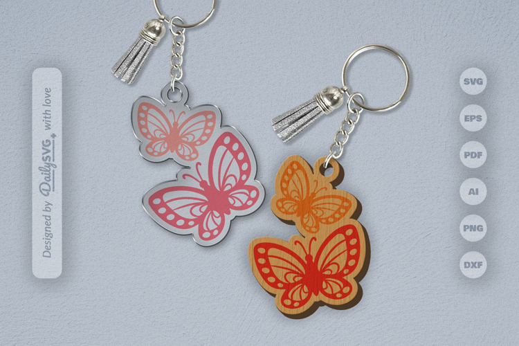 Acrylic Keychain SVG Image 7