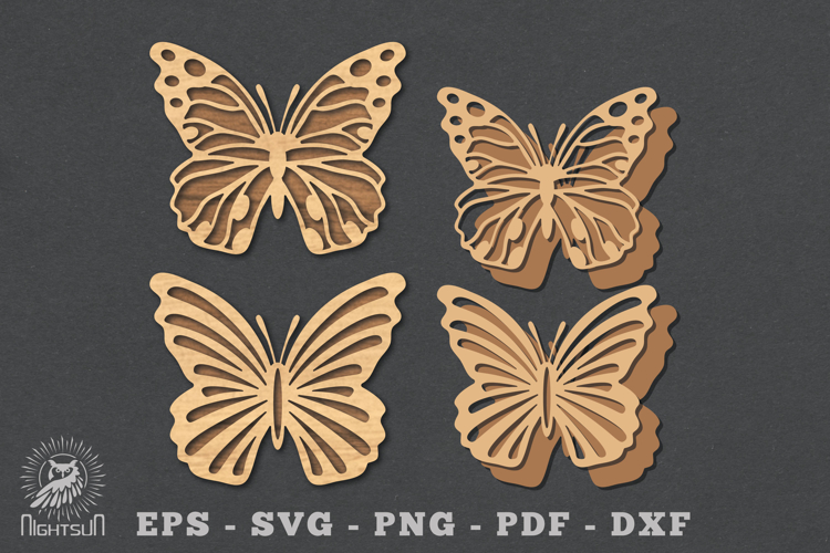 Butterfly Laser Cut Decoration SVG