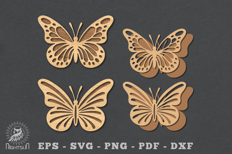 Butterfly Laser Cut Decoration SVG