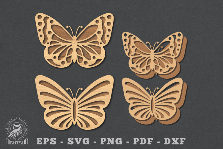 Butterfly Laser Cut Decoration SVG