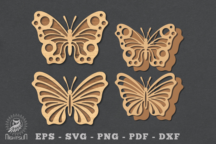 Butterfly Laser Cut Decoration SVG