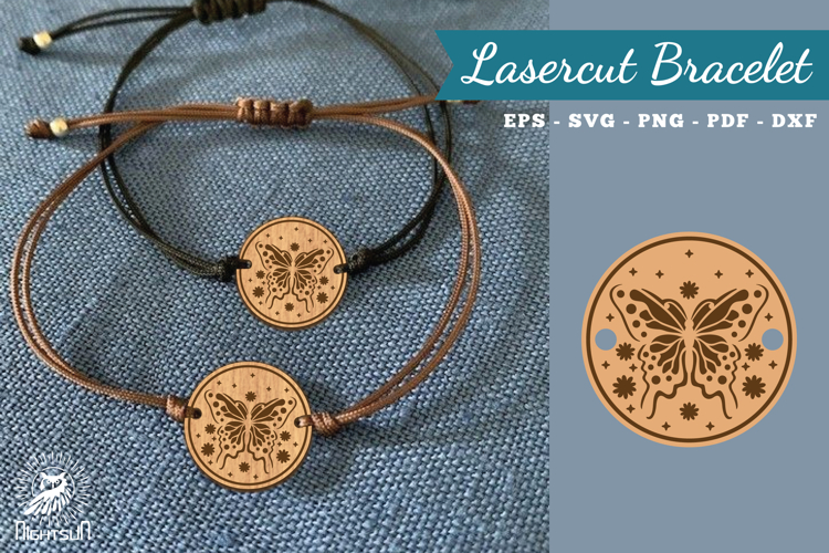 Butterfly Lasercut Bracelet