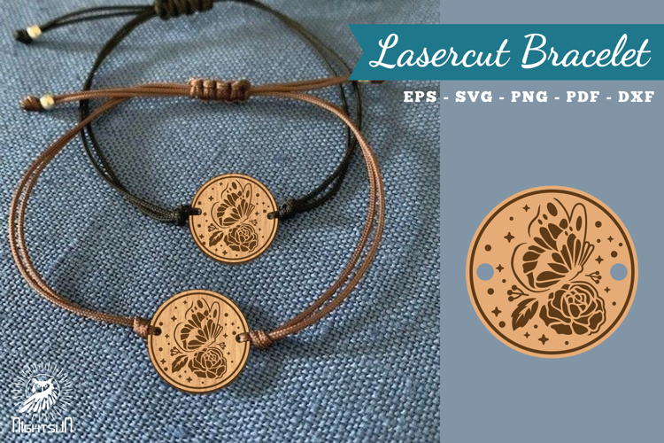 Butterfly Lasercut Bracelet