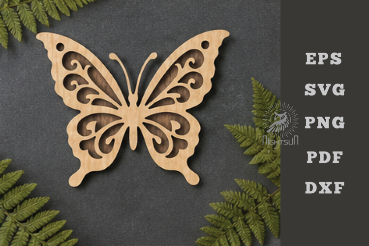 Butterfly Lasercut Decoration SVG