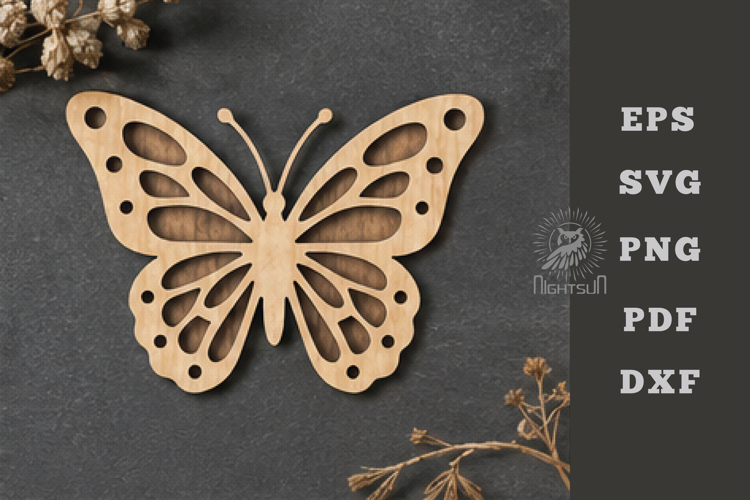 Butterfly Lasercut Decoration SVG