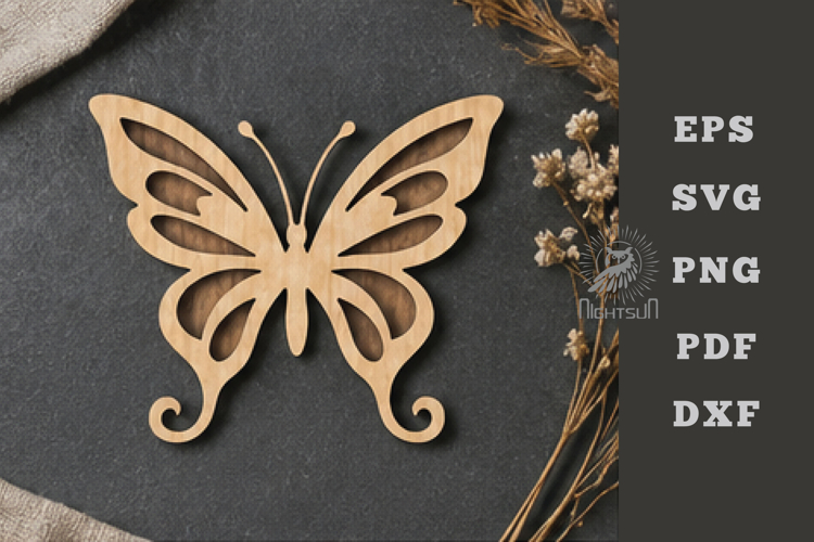 Butterfly Lasercut Decoration SVG