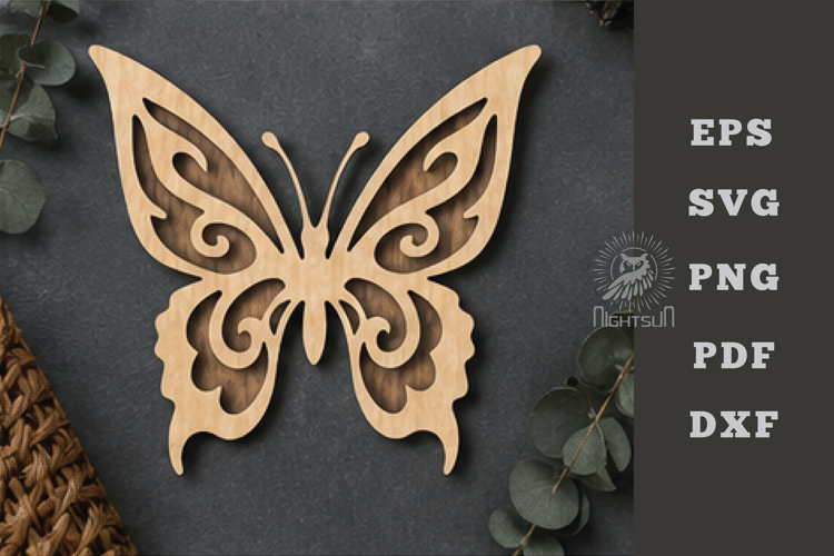 Butterfly Lasercut Decoration SVG
