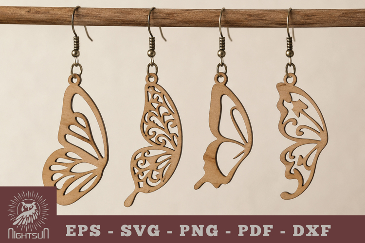 Butterfly Lasercut Earrings