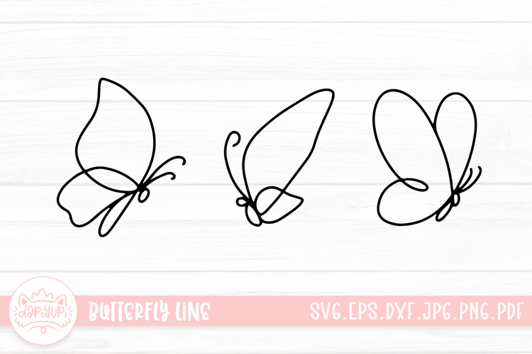 Butterfly Outline Image 10