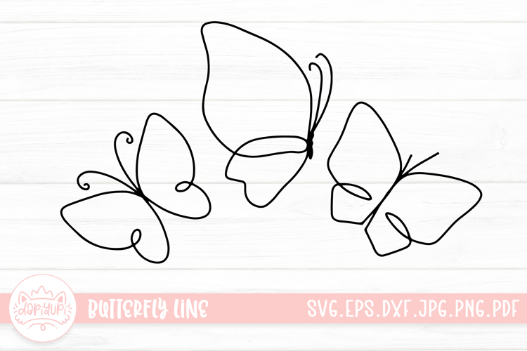 Butterfly Outline Image 6