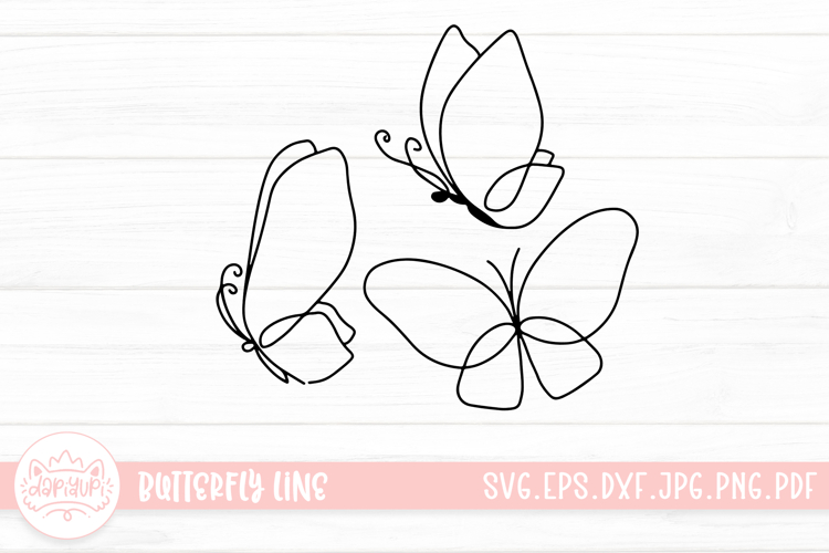 Butterfly Outline Image 3