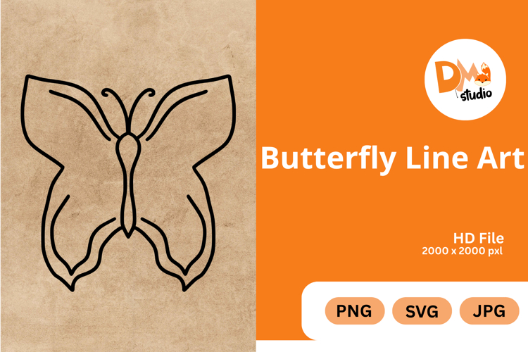 Butterfly Outline