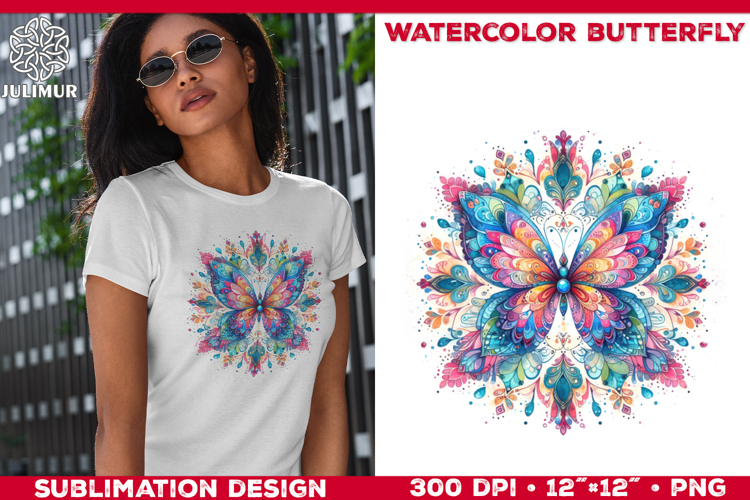 Watercolor Butterfly Clipart