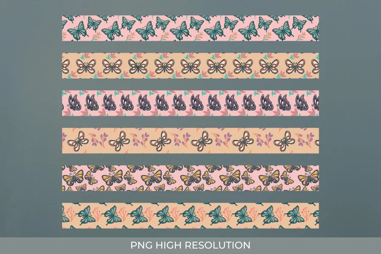 Butterfly Seamless Strips