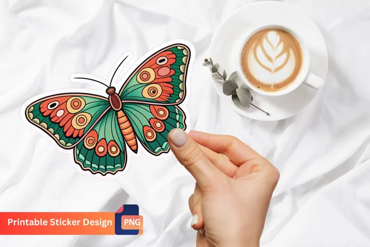 Butterfly Sticker, Butterfly Decal, Butterfly Wall Art