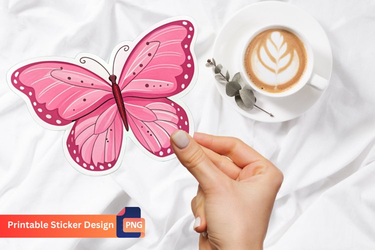 Pink Butterfly Clipart Image 14