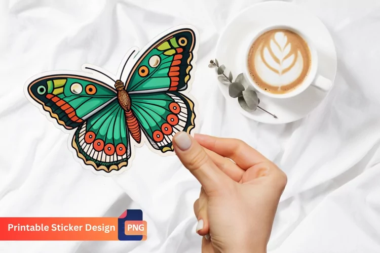 Butterfly Sticker, Butterfly Decal, Butterfly Wall Art