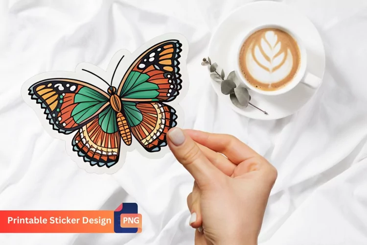 Butterfly Sticker, Butterfly Decal, Butterfly Wall Art
