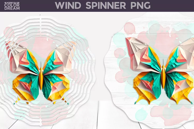 Butterfly 3D Wind Spinner | 3D Wind Spinner