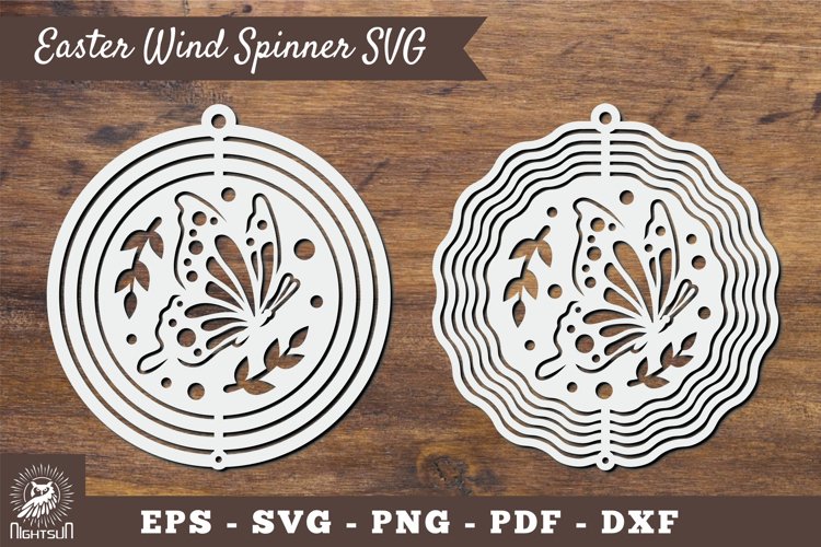 Butterfly Wind Spinner SVG 4 example image 1