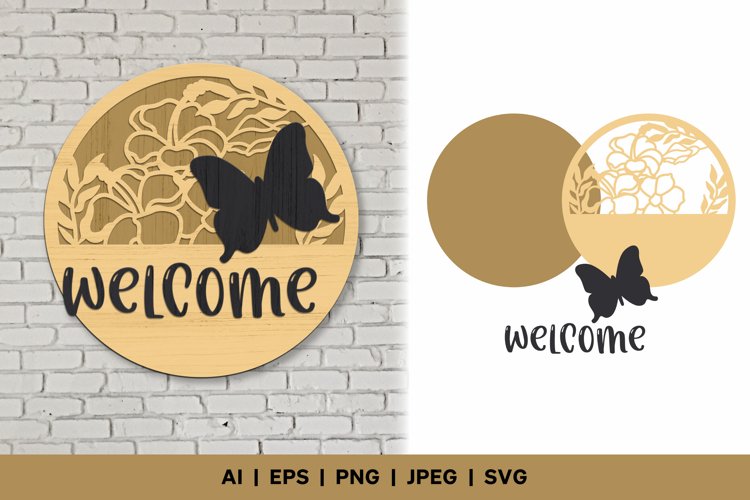 Cricut Welcome Sign Image 20