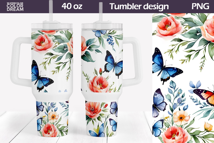 Watercolor Butterfly Clipart Image 13