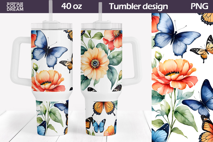 Watercolor Butterfly Clipart Image 8