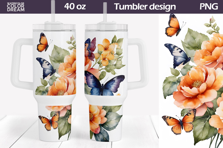 Watercolor Butterfly Clipart Image 6