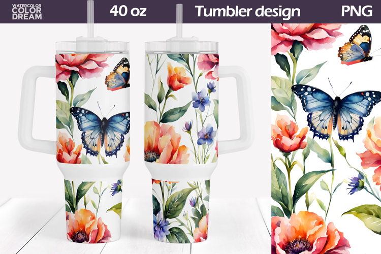 Watercolor Butterfly Clipart Image 3