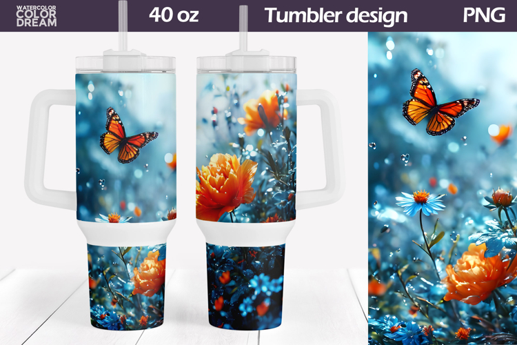 Watercolor Butterfly Clipart Image 2