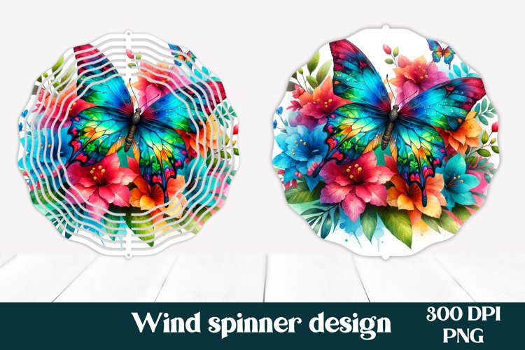 Butterfly wind spinner | Flower wind spinner