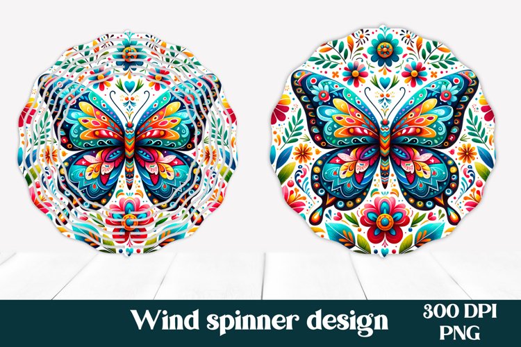 Butterfly wind spinner | Flower wind spinner