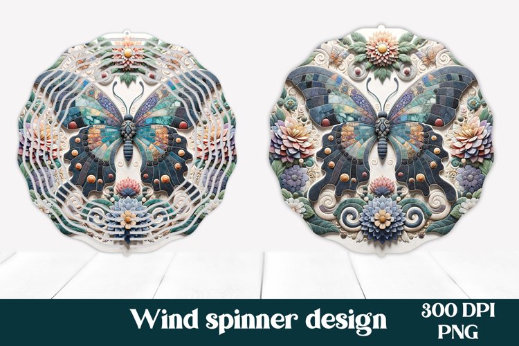 Butterfly wind spinner | Flower wind spinner