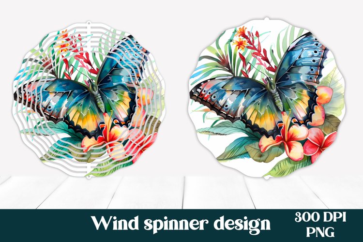 Butterfly wind spinner | Flower wind spinner