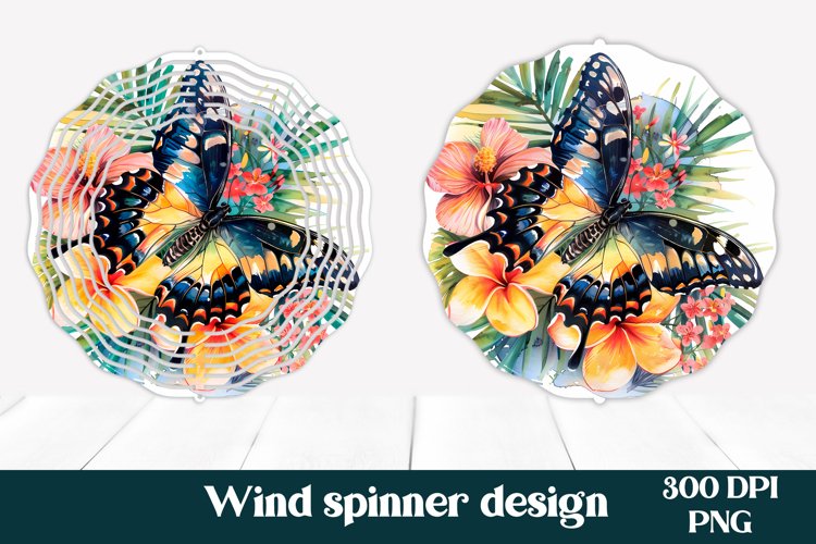 Butterfly wind spinner | Flower wind spinner