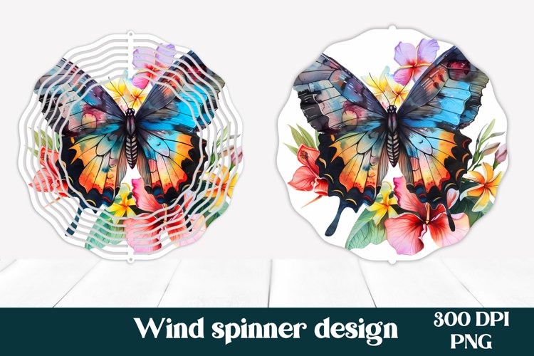 Butterfly wind spinner | Flower wind spinner