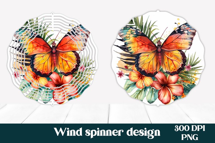 Butterfly wind spinner | Flower wind spinner