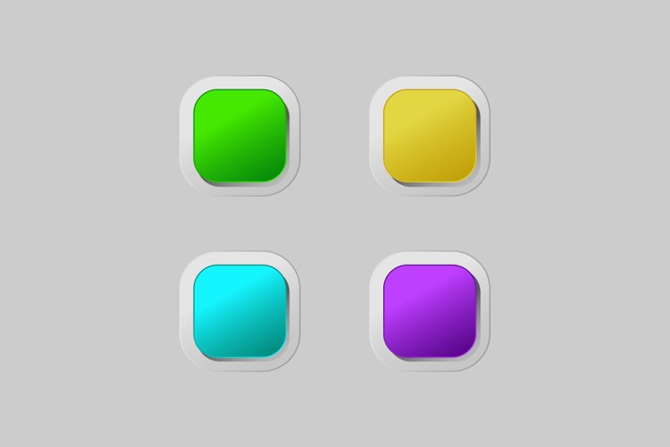 Buttons Clipart Image 4