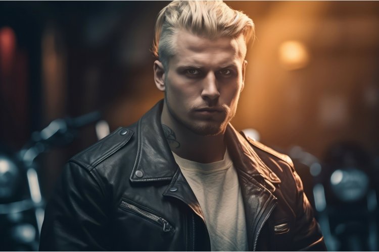 Blond Scandinavian man. Generate ai
