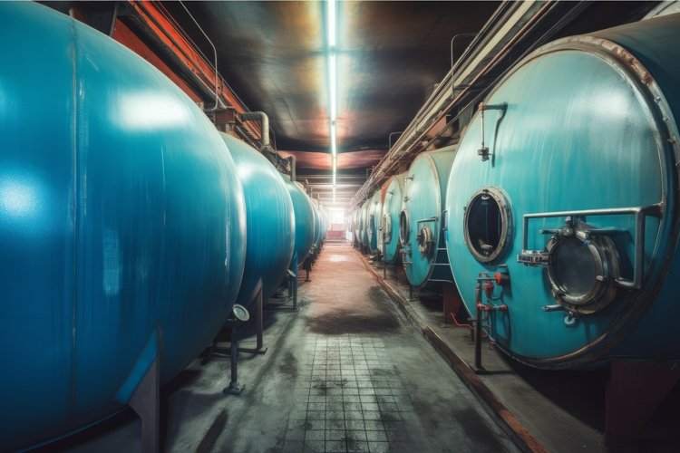 Boiler room. Generate Ai