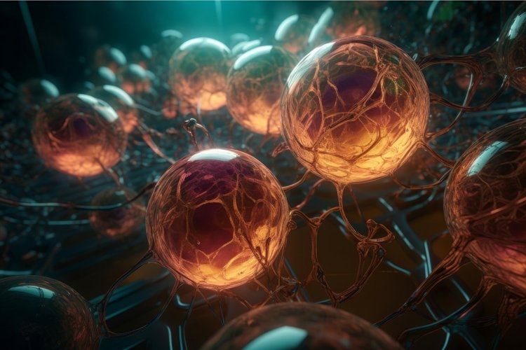 Cell style human. Generate Ai