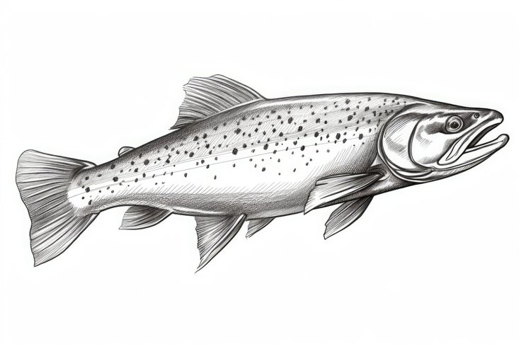 Trout Clipart Image 4