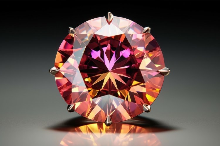 Opulent Colorful diamond. Generate Ai example image 1