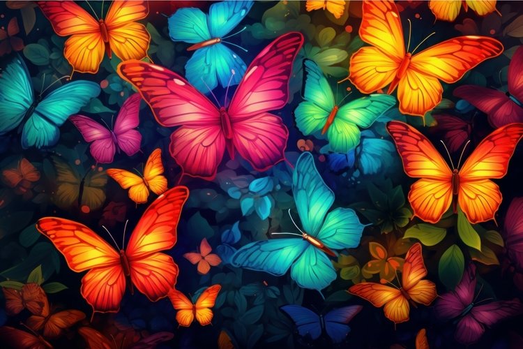 Pink Butterfly Clipart Image 4