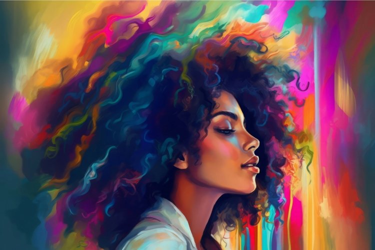 Curly Hair Clipart Image 8